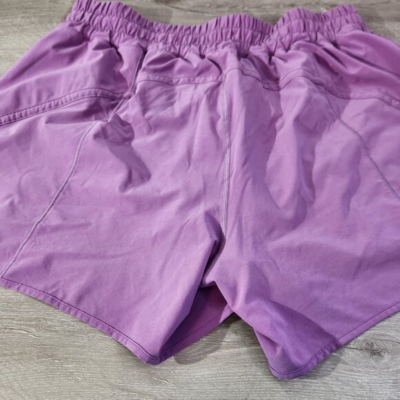 Lululemon Lavender Pink Track That MR Short 5" Lined Short Womens Size 16 - Picture 4 of 16